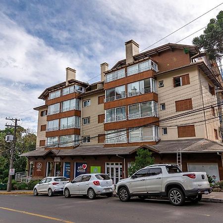 Appartamento Rosa Edificio Parque Da Vinicola Gramado Esterno foto