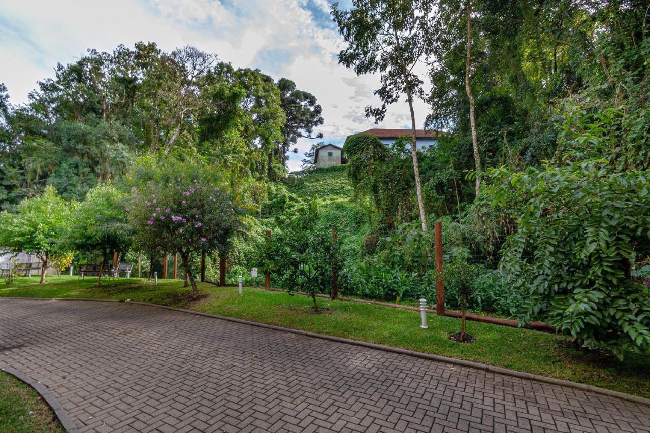 Appartamento Rosa Edificio Parque Da Vinicola Gramado Esterno foto